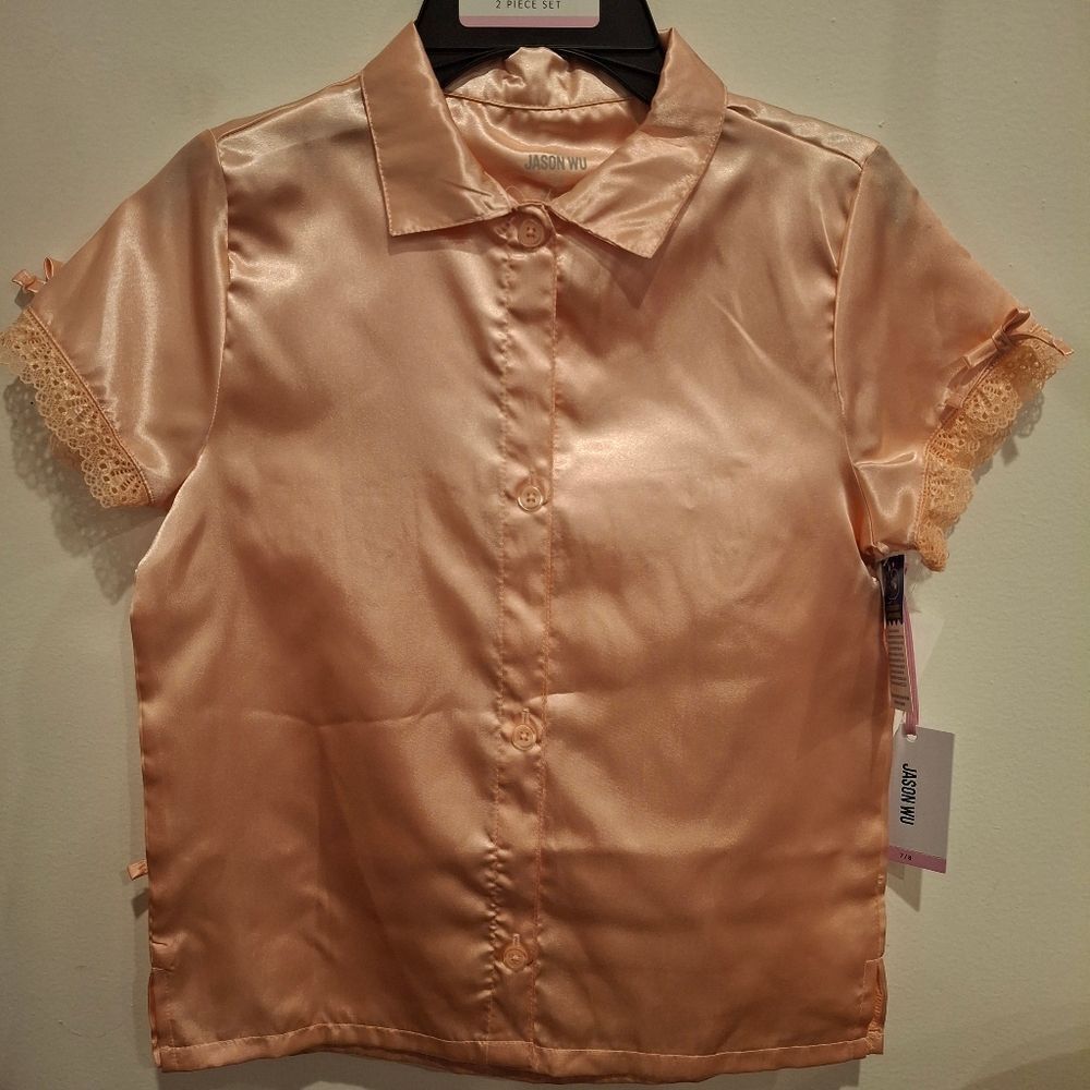 Jason Wu Girls Satin Pajama Set